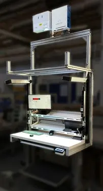 Workstation at Bosch Rexroth with Projected Augmented Reality from Arkite